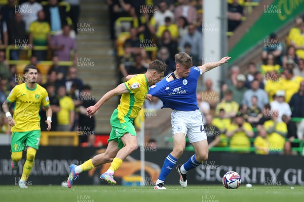 030525 - Norwich City v Cardiff City - Sky Bet Championship - Dylan Lawlor of Cardiff City