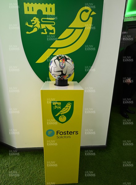 170224 - Norwich City v Cardiff City - Sky Bet Championship - The English Football League (EFL) and Official Match Ball partners, PUMA are proud to mark LGBT History Month by unveiling the very first Rainbow match ball which will be used by all 72 Clubs across Sky Bet Championship, League One and League Two matches from February 16-24