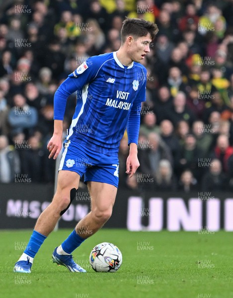 170224 - Norwich City v Cardiff City - Sky Bet Championship - Rubin Colwill of Cardiff City