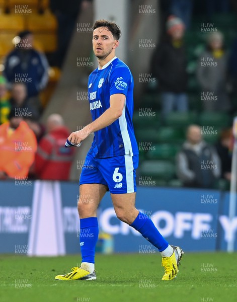 170224 - Norwich City v Cardiff City - Sky Bet Championship - Ryan Wintle of Cardiff City looks dejected after losing