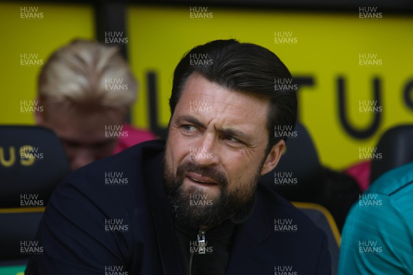 220423 - Norwich City v Swansea City - Sky Bet Championship - Russell Martin, Manager of Swansea City