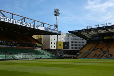 250426 - Norwich City v Swansea City - Sky Bet Championship - General view of Carrow Road