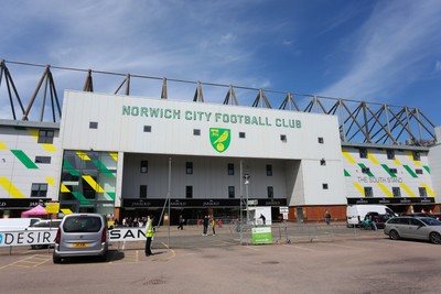 250426 - Norwich City v Swansea City - Sky Bet Championship - General view of Carrow Road