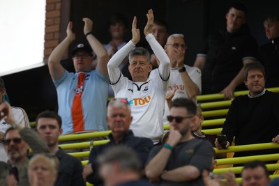 250426 - Norwich City v Swansea City - Sky Bet Championship - Swansea fans