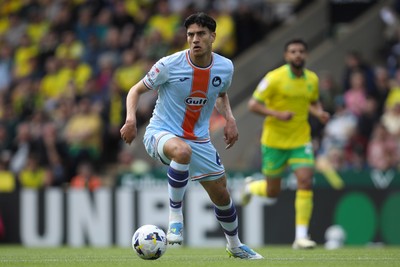 250426 - Norwich City v Swansea City - Sky Bet Championship - Marko Stamenic of Swansea City