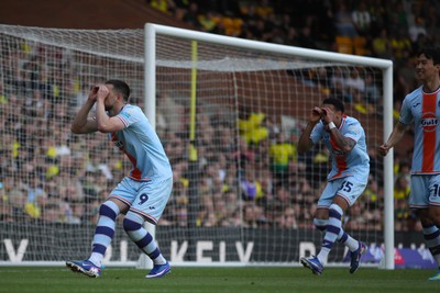 250426 - Norwich City v Swansea City - Sky Bet Championship - Zan Vipotnik of Swansea City celebrates his goal
