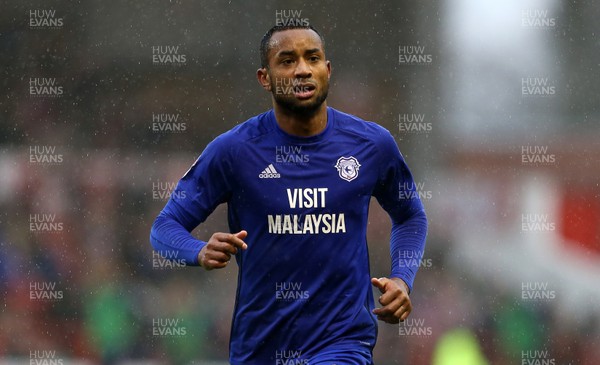 261117 - Nottingham Forest v Cardiff - SkyBet Championship - Loic Damour of Cardiff City