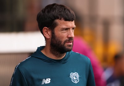 260725  Notts County v Cardiff City, Pre-season Friendly - Cardiff City Head Coach Brian Barry-Murphy