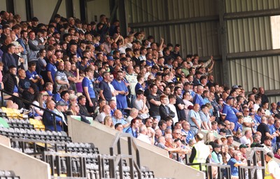 260725  Notts County v Cardiff City, Pre-season Friendly - Cardiff City fans watch the match