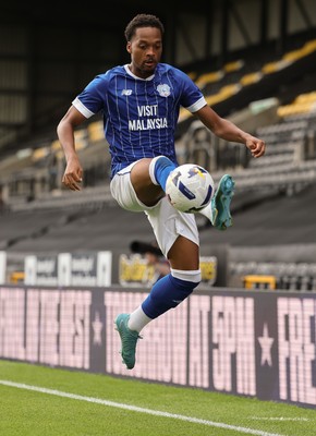 260725  Notts County v Cardiff City, Pre-season Friendly - Chris Willock of Cardiff City controls the ball