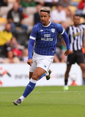 260725  Notts County v Cardiff City, Pre-season Friendly - Callum Robinson of Cardiff City