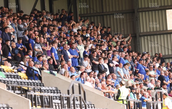 260725  Notts County v Cardiff City, Pre-season Friendly - Cardiff City fans watch the match