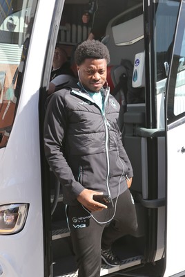 060426 - Notts County v Newport County - Sky Bet League 2 - Bobby Kamwa of Newport