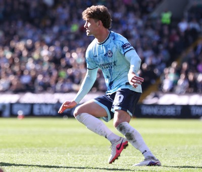 060426 - Notts County v Newport County - Sky Bet League 2 - Harrison Biggins of Newport