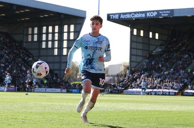 060426 - Notts County v Newport County - Sky Bet League 2 - Harrison Biggins of Newport