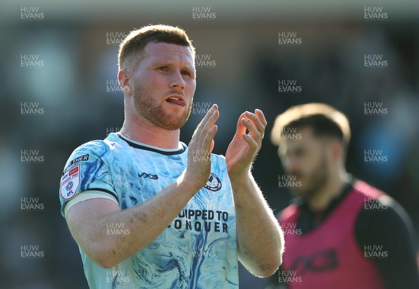 060426 - Notts County v Newport County - Sky Bet League 2 - Applauding the travelling fans Lee Jenkins of Newport