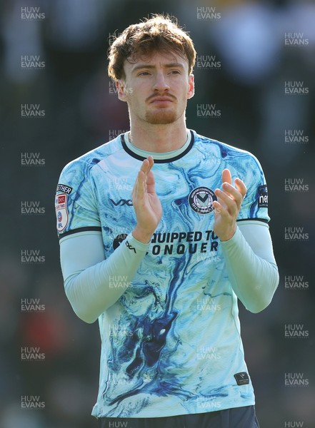 060426 - Notts County v Newport County - Sky Bet League 2 - Applauding the travelling fans Ged Garner of Newport