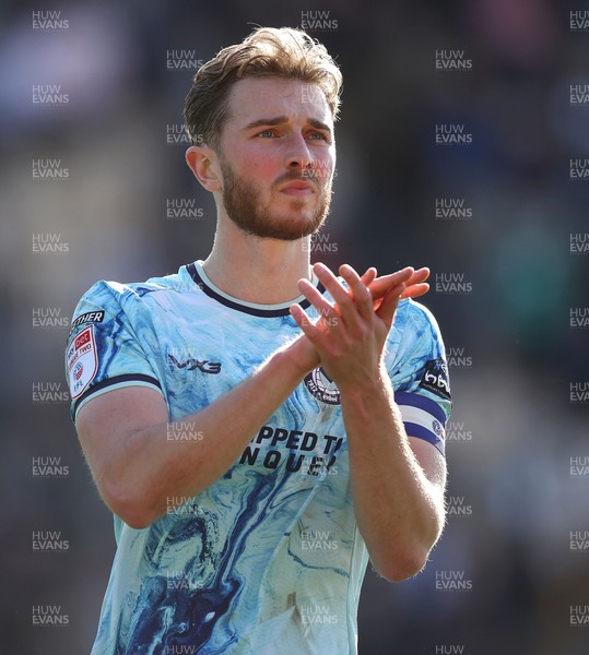 060426 - Notts County v Newport County - Sky Bet League 2 - Applauding the travelling fans Matt Baker of Newport