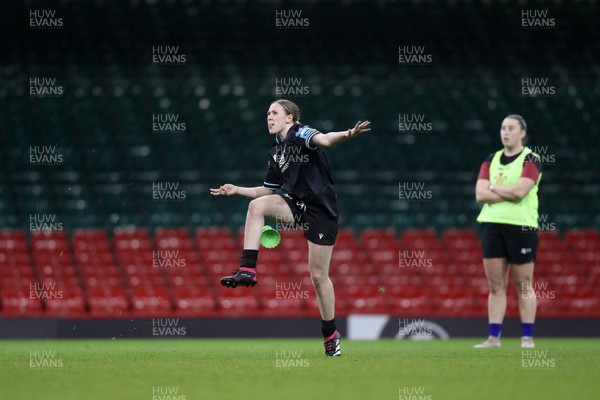190324 - NPTC v Ysgol Godre’r Berwyn - WRU Welsh Schools Girls U18 Cup Final - Neath College miss a conversion which would have done the game at the final whistle