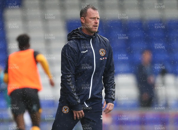070821 - Oldham Athletic v Newport County, EFL Sky Bet League 2 - Newport County manager Michael Flynn during the match