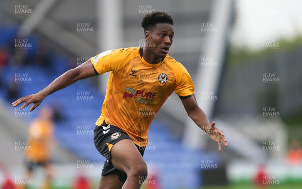 070821 - Oldham Athletic v Newport County, EFL Sky Bet League 2 - Timmy Abraham of Newport County