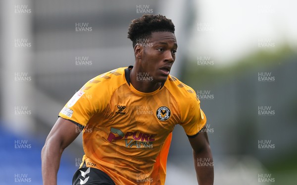 070821 - Oldham Athletic v Newport County, EFL Sky Bet League 2 - Timmy Abraham of Newport County