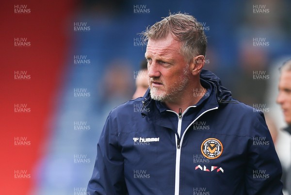 070821 - Oldham Athletic v Newport County, EFL Sky Bet League 2 - Newport County Assistant Manager Wayne Hatswell 
