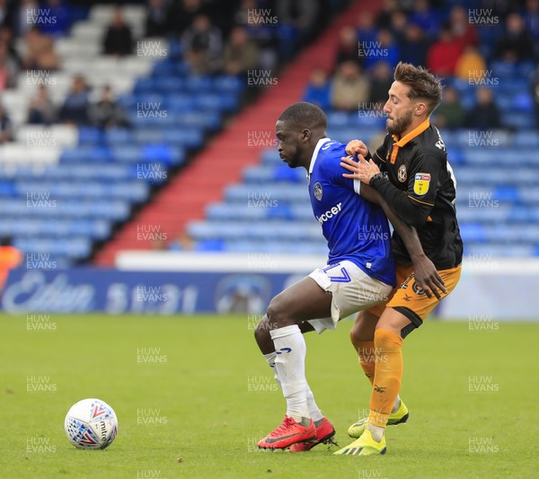 080918 - Oldham Athletic v Newport County - Sky Bet League 2 -  Newport County midfielder Joshua Sheehan (16) competes for the ball