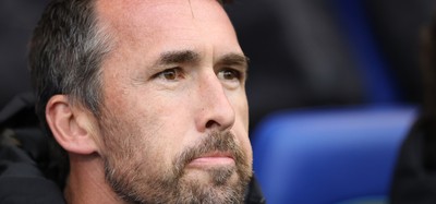 221125 - Oldham Athletic v Newport County - Sky Bet League 2 - Newport manager Christian Fuchs