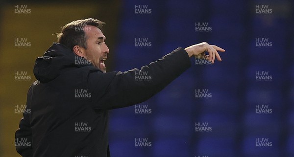 221125 - Oldham Athletic v Newport County - Sky Bet League 2 - Newport manager Christian Fuchs