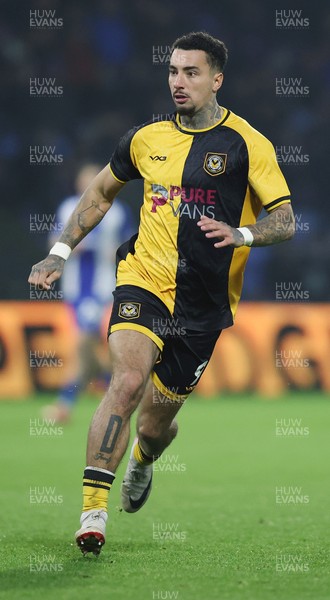 221125 - Oldham Athletic v Newport County - Sky Bet League 2 - Courtney Baker-Richardson of Newport