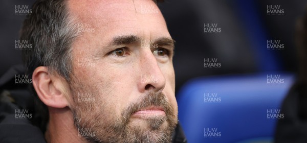221125 - Oldham Athletic v Newport County - Sky Bet League 2 - Newport manager Christian Fuchs
