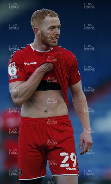 230121 - Oldham Athletic v Newport County - Sky Bet League 2 - Ryan Taylor of Newport County