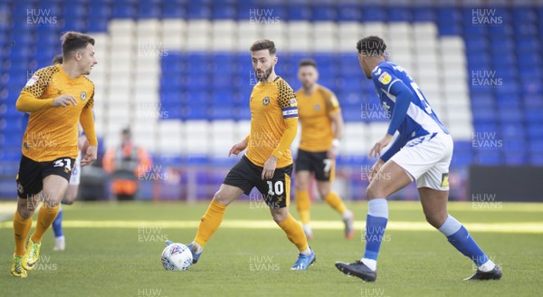 290220 - Oldham Athletic v Newport County - Sky Bet League 2 -  Josh Sheehan of Newport County in action against Oldham Athletic 