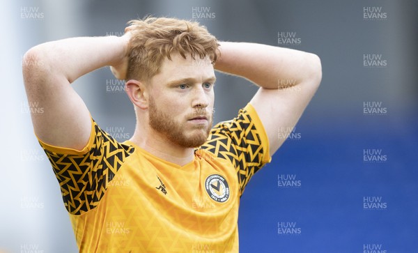 290220 - Oldham Athletic v Newport County - Sky Bet League 2 -  Dale Gorman looks dejected after losing 5-0 to Oldham Athletic 
