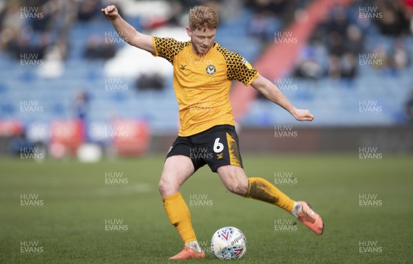 290220 - Oldham Athletic v Newport County - Sky Bet League 2 -  Dale Gorman of Newport County in action against Oldham Athletic 