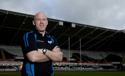 150212 - Ospreys New Head Coach -Steve Tandy after being named as the new Ospreys head coach