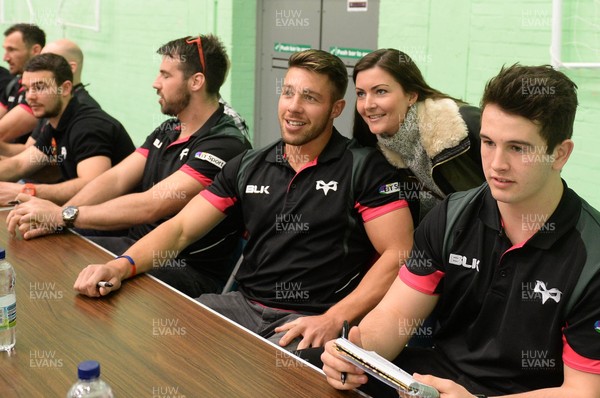 310316 - Ospreys Easter Party - Rhys Webb