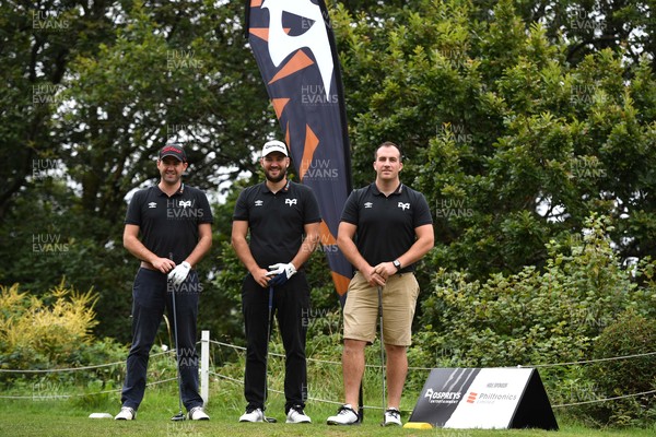 180821 - Ospreys Golf Day - Chris Lawlor, Dan Hiscocks and Tom Sloane