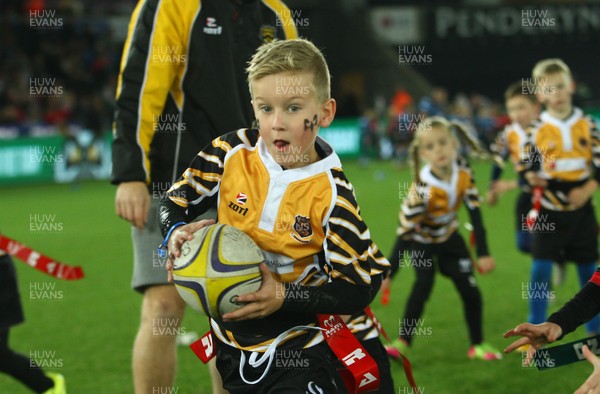 071016 - Ospreys v Blues - GuinnessPro12 -Half time tag rugby at The Ospreys