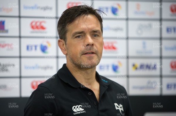 260418 - Ospreys Media Conference - Newly appointed Ospreys Head Coach Allen Clarke talks to the media during press conference