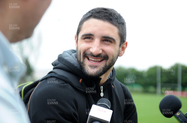 020713 - Ospreys Media Interviews and Training -Ospreys' new signign Tito Tebaldi talks to reporters