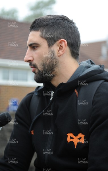 020713 - Ospreys Media Interviews and Training -Ospreys' new signign Tito Tebaldi talks to reporters