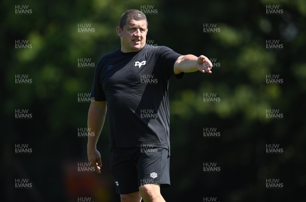 190721 - Ospreys Rugby Preseason - Toby Booth during training