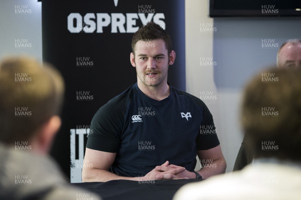 291119 - Ospreys Rugby Press Conference - Interim Captain Dan Lydiate