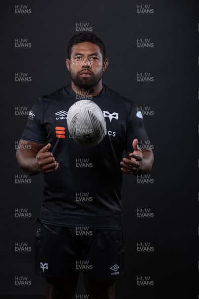 240821 - Ospreys Rugby Squad Headshots - Elvis Taione