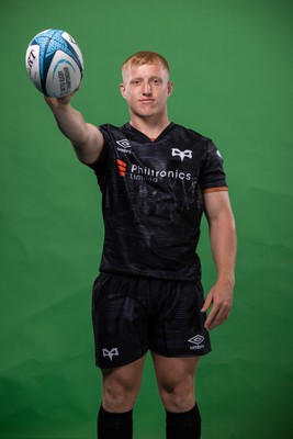 090922 - Ospreys Rugby Squad Portraits - Iestyn Hopkins