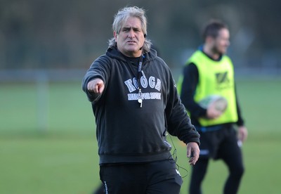 15.11.11 - Ospreys Rugby Training - Ospreys Director of Coaching Scott Johnson during training. 