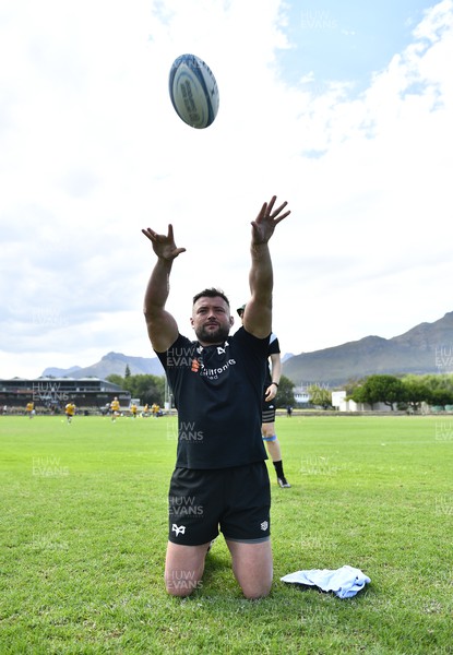 220322 - Ospreys Rugby Training at Stellenbosch Academy of Sport - Sam Parry of Ospreys during training session in South Africa