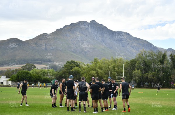 220322 - Ospreys Rugby Training at Stellenbosch Academy of Sport - The Ospreys go through a training session in South Africa